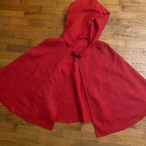 Fleece red cape